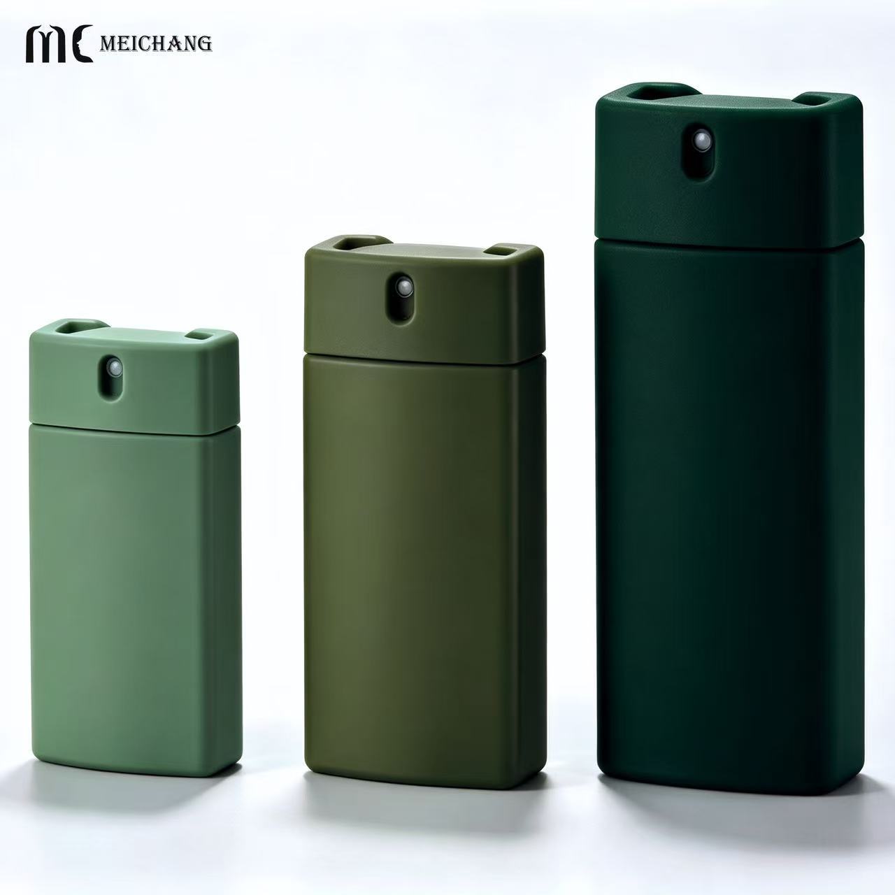 Square Refillable Perfume Spray Bottle – 10ml / 20ml / 40ml Portable Perfume Packaging (MC-1205)