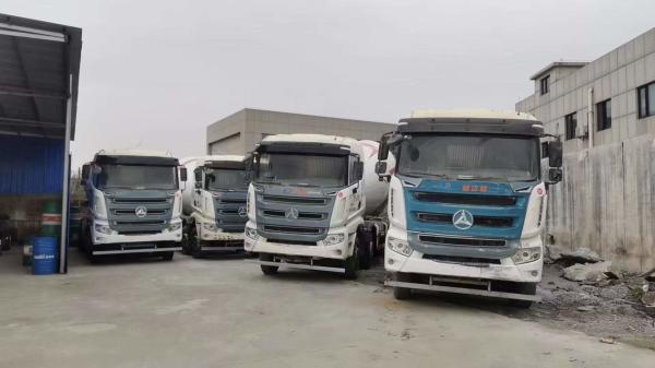 14.255t Used Concrete Mixer Truck SYM5311GJB1E3 With Low Mileage And Less Working Hours