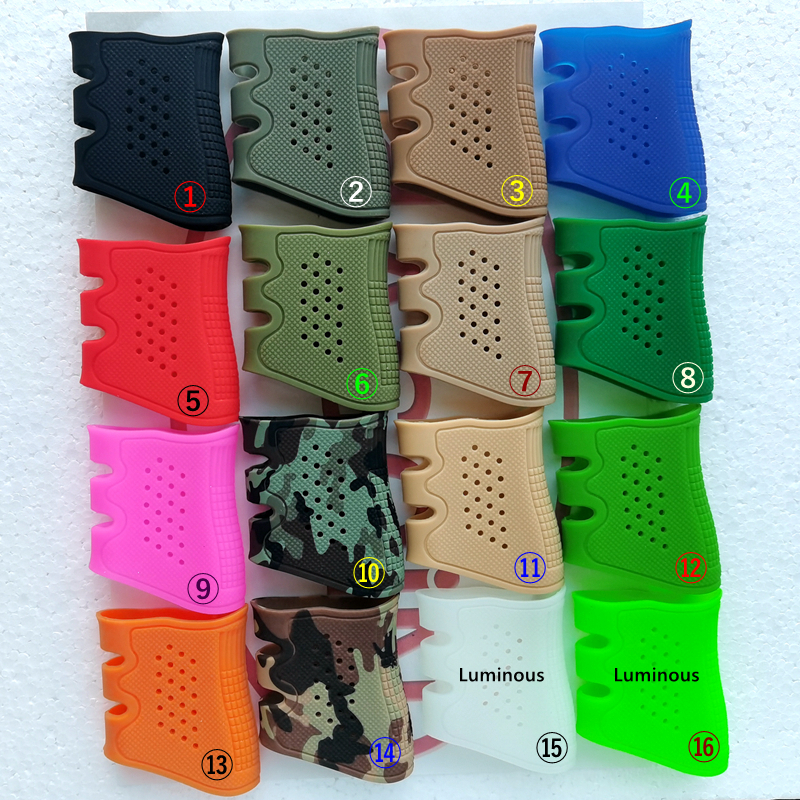 Tactical Silicone Rubber Grip Cover Slip On Non Slip Silicone Rubber Cover