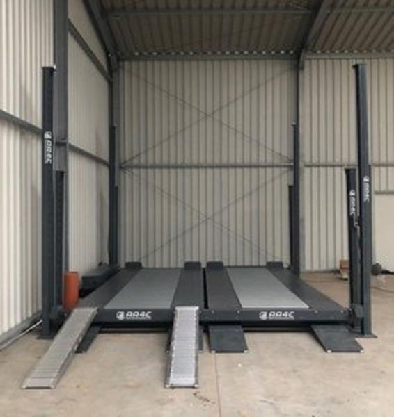 AA4C Big+small 8 Posts 6 Cars  Parking Lift 2+2 Triple Auto Parking Lift  Auto Parking System Car Storage System