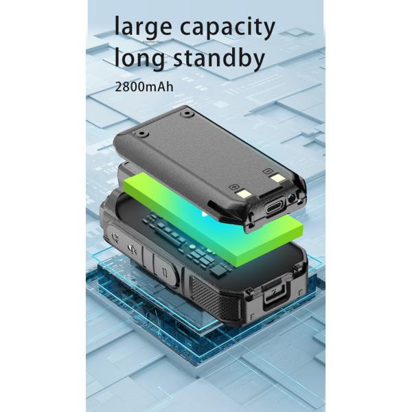 Type C Charger Wurui G1 Global Long Range 4G Two-Way Radio PTT Handheld Walkie-Talkie