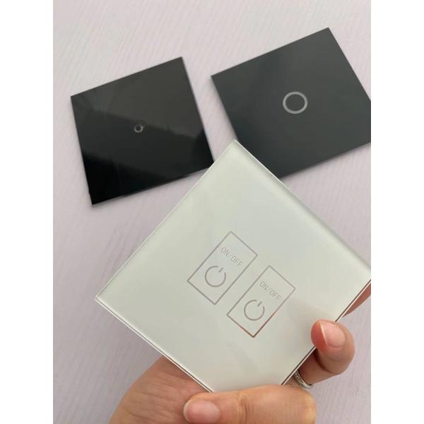 La garantía de calidad de la durabilidad que el tamaño de encargo imprimió el vidrio para el interruptor artesona los paneles de control con 3M Back Tape