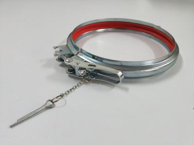 o sistema de ventilação galvanizou o anel de tração rápido com parafuso de ajuste