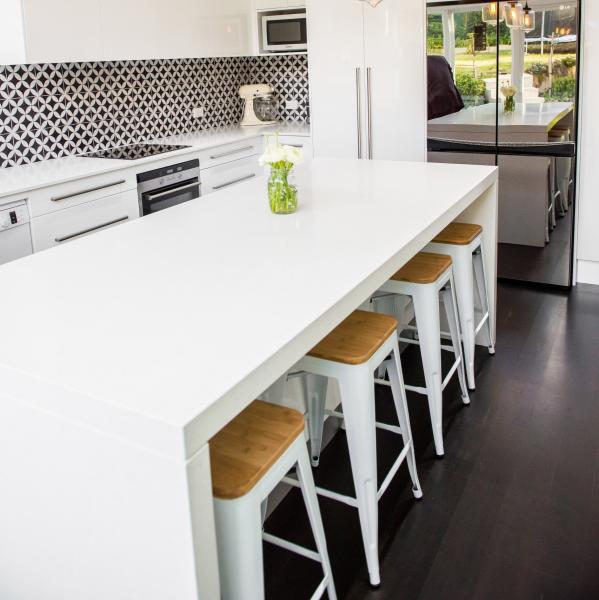 Australian Acrylic Kitchen Cabinet Full Flat Pack High End Painting Glossy White