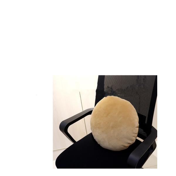 PP Cotton Pressure Relief Plain Home Circle Seat Cushion Pillow Butt Pads for Home Chair