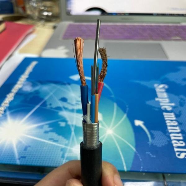 Hybrid Cable/Power Cable 2-12cores GDTS Photoelectric Fiber Optic Cable OPLC