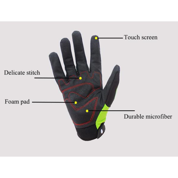 Demon Claw Pattern Fleece Waterproof Touch Screen Motorcycle Gloves for Women Custom