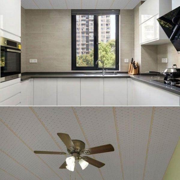 PVC 30cm Wide Suspended Ceiling Long Plastic Buckle Plate