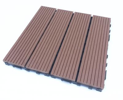 Le Decking imperméable extérieur de WPC couvre de tuiles le panneau de plancher de WPC 450x450mm