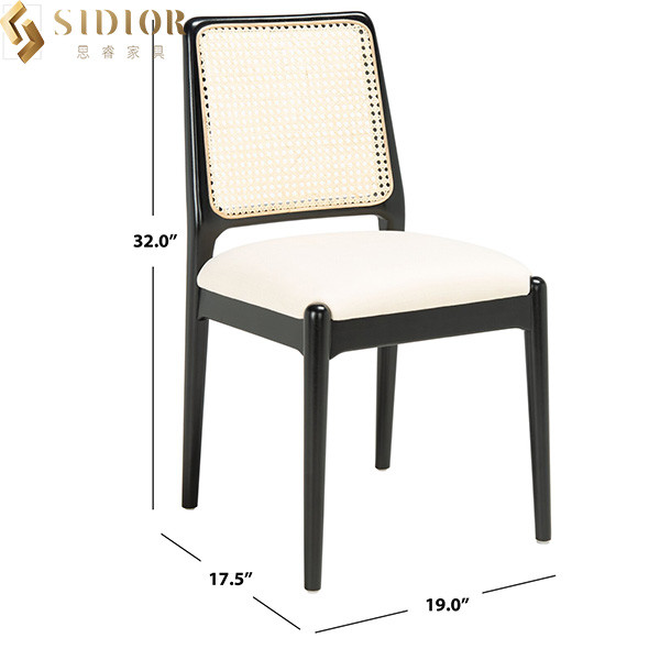 Leather Upholstery Vintage Italian Dining Chairs White High Back Chairs ODM