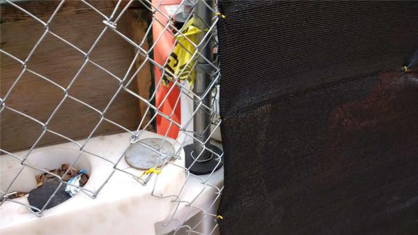 chain link temporary construction fence panels 6FT X 10F Mesh 2 3/8  x 2 3/8 ( 60mm x 60mm ) x 12 gauge wire