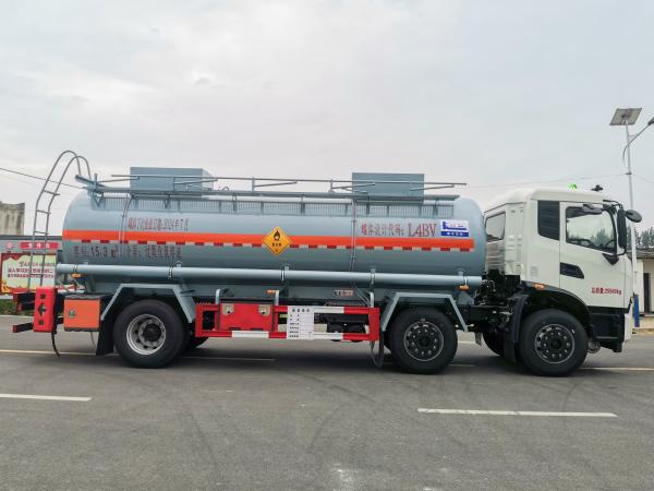 Dongfeng Tianjin Diesel Cargo Truck 15.3 CBM 8*4 Hydrogen Peroxide Transport Truck