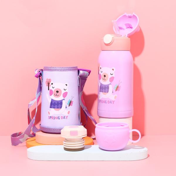 15.5oz 500ml Stainless Steel Kids Water Bottles Vacuum Insulated Water Bottle