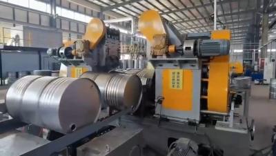 Máquina de producción de barricas de 200 l 12 cpm Costas rodantes con perlas