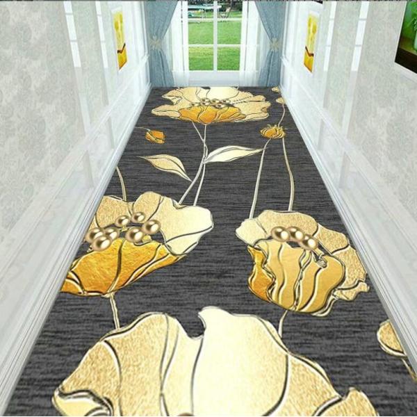 3D-печать цветов Коммерческая полная простыня Входный коридор Лестничная гостиничная простыня