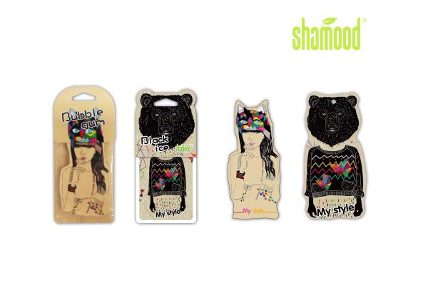 Paper Card Natural Air Freshener , Square Long Lasting  Air Freshener