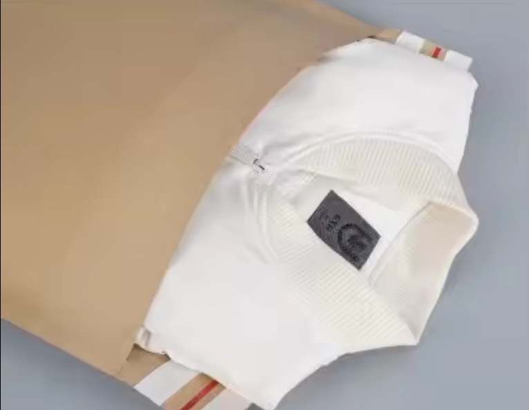 Настроенный логотип Kraft Paper Envelope Mail Bag Перерабатываемый коричневый Kraft Paper Mail Bag