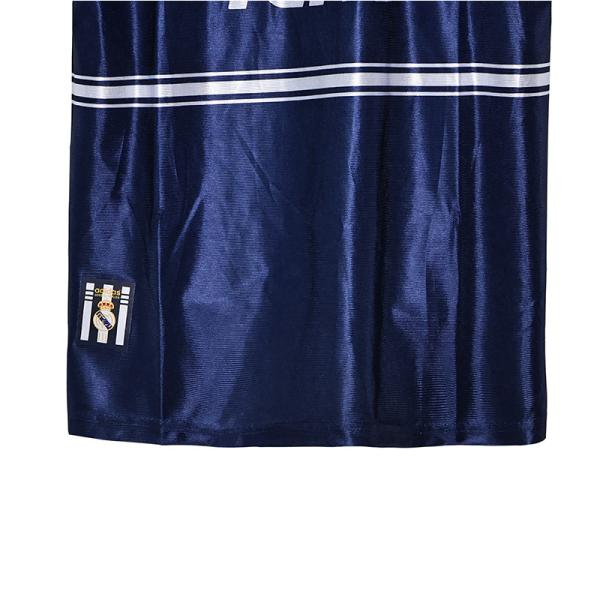 Real Madrid 1998 retro away football jersey is a classic tribute to the glorious days of the Galacticos