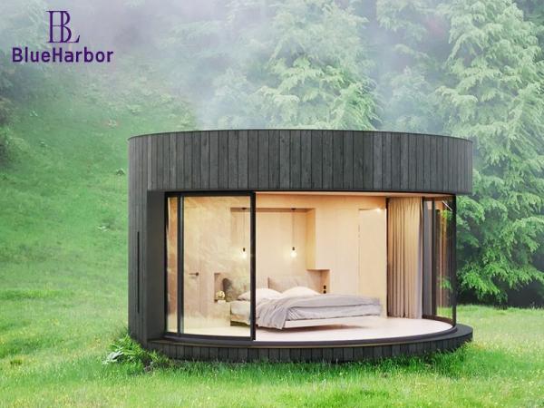 Circular Prefab Steel House Customized for Hotel