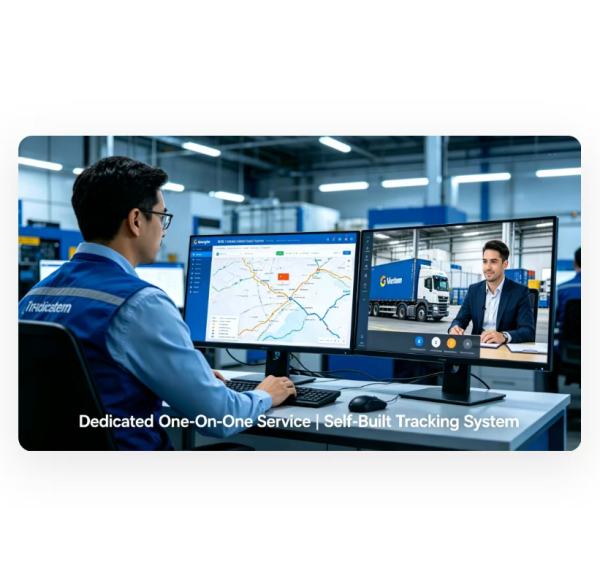 General Goods Shipping to Vietnam Land Transport DDP Door To Door Logistics
