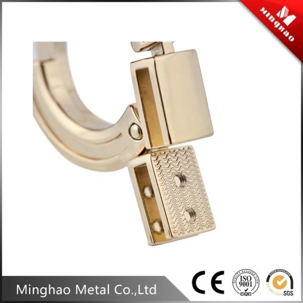 Fishion 55.05*38.48mm circular shape metal parts for bag accessries