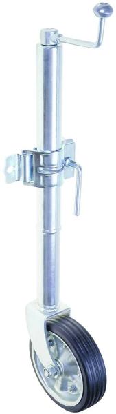 Trailer Jockey Wheel With 8 Solid Rubber Wheel And Steel Rim