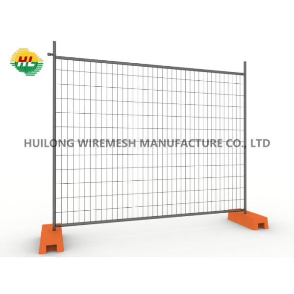 Easily Assembled Australian Temporary Fencing Outdoor Metal Steel Silver Security Panels