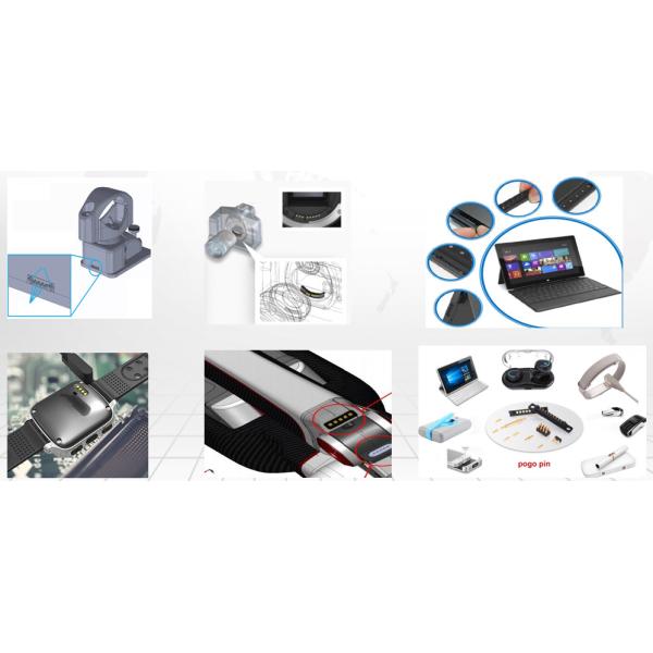 4 Pin Magnetic Connectors Male And Female Magnetic Pogo Pin Connector