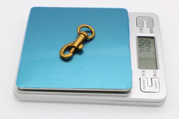 High end antique gold zinc alloy 7.08 grams metal swivel trigger snap hook for lanyard