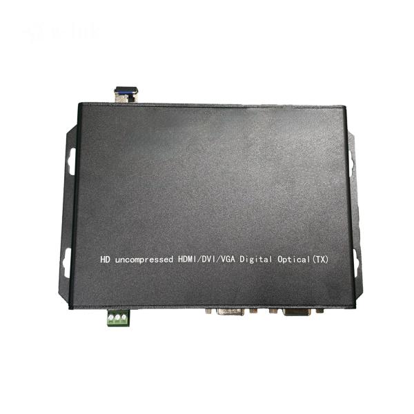Extensor de fibra óptica USB VGA KVM Soporte para la transmisión de señales de teclado y ratón