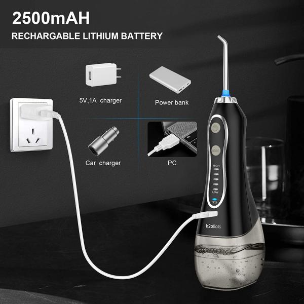 Fast Delivery Hot Selling Oral Irrigator Cheap Wholesale Portable IPX7 Waterproof Electric Dental Floss Water Flosser H2ofloss