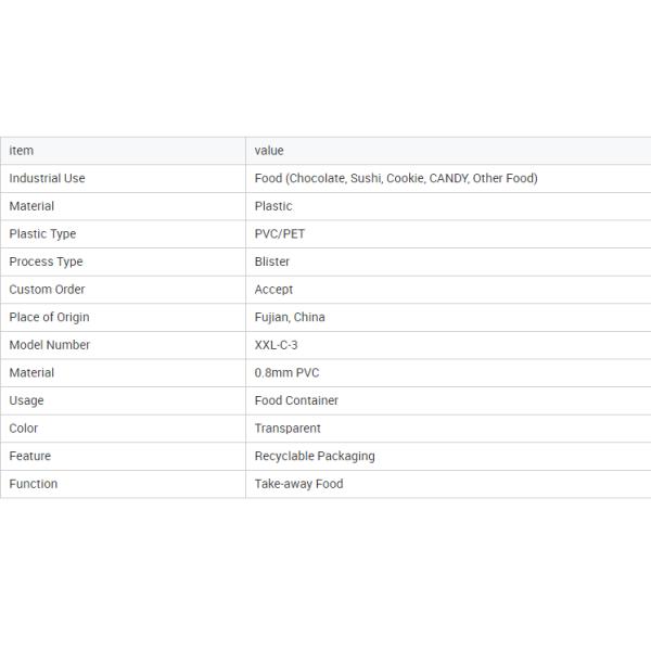 Коробки подноса ясности Macaron 6 пакетов поднос шоколада изготовленной на заказ Recyclable пластиковый