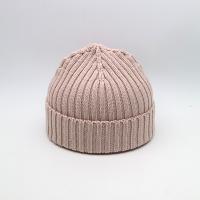 Os adultos fazem malha Beanie Hats Polyester Fabric Circumference 58CM, macio & morno