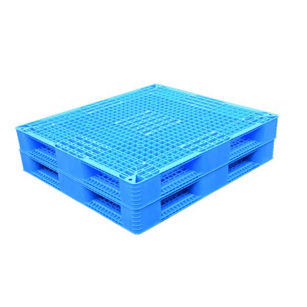 Сверхмощный двойник Dide смотрит на Hdpe 4 путей пластиковые паллеты возвращают хранение склада