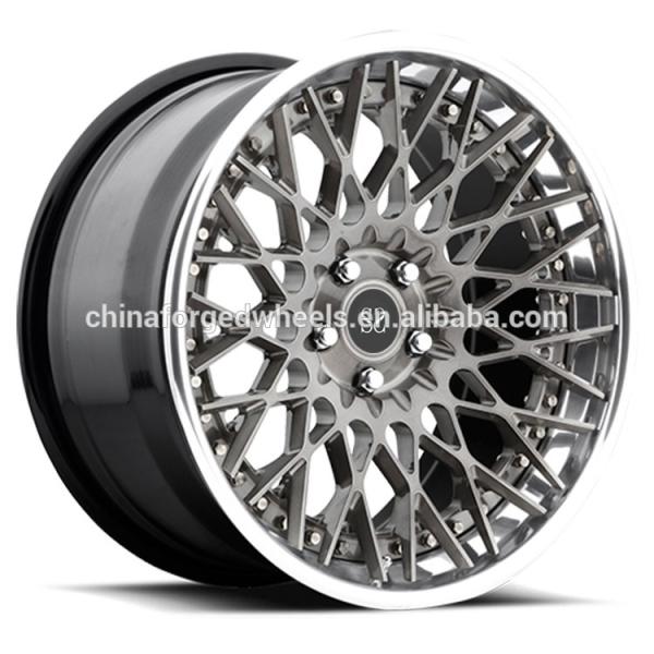 Gloss Black Customised 2-Piece Forged Alloy Rims 17
