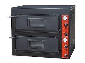 Forno bonde do cozimento da pizza da pintura preta com 2 a bandeja 910x820x750mm da camada 2