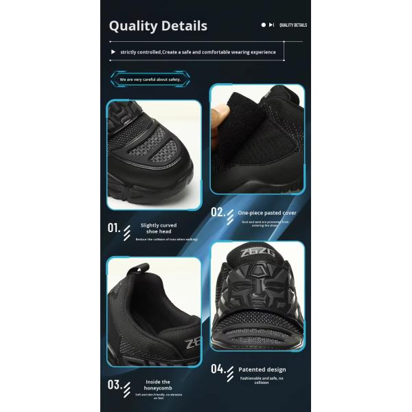 Electrical Safety Shoes Men'S Insulated 6kv Work Shoes TPU Mesh With Kevlarr Anti Stab Safety Shoes Plastic Toe Anti-smashing