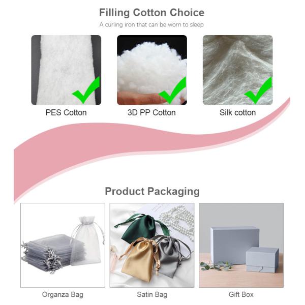 100 шелк Heatless отсутствие легковеса Curlers пены ленты роликов пены жары