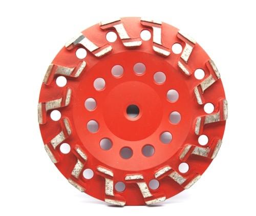 Metal  Bond Concrete Grinding Diamond Cup Wheel With S-seg Design For Aggressive Surface Grinding