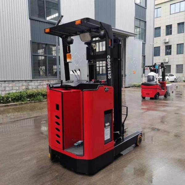 Electric reach forklift trucks Standing reach forklift trucks Lifting height 3m 3.5m 5m with CE certification