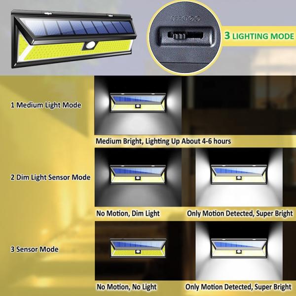Nature White Motion Sensor 3.7V Outdoor Solar LED Lights