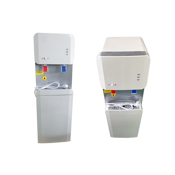 School Freestanding Water Cooler Dispenser White Silver Color With Inline Filters