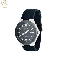 Montre de quartz étanche à l'eau pour sport en gros avec sangle en silicone