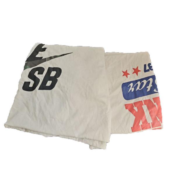 Lint Free Recycled Printed Cotton Wiping Rags for Marine Cleaning