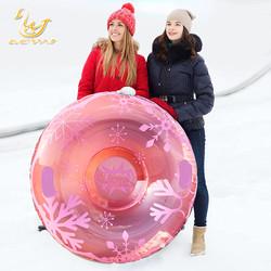 LC Big Inflatable Snow Tube Toys Adult Snow Sled Inflatable Sleigh