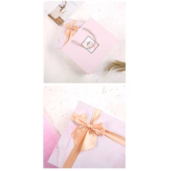 Розовая одежда бумажной коробки оптовая обувает грузя упаковывая картонную коробку с сумкой