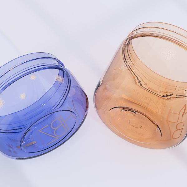 Body Butter Container 100g 200g Customized Plastic Cream Jar With Screw Cap