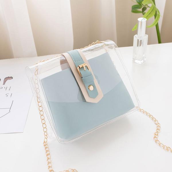 Summer Transparent Clear PVC Jelly Shoulder Bag