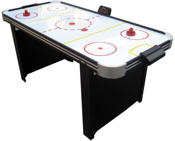 Electronic Score Air Hockey Game Table 5.5FT Easy Assembly For Indoor