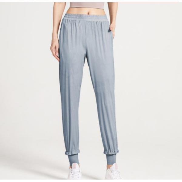 Sportswear 100% женщин нейлона задыхается Joggers Sportswear ясно красит случайный гарем